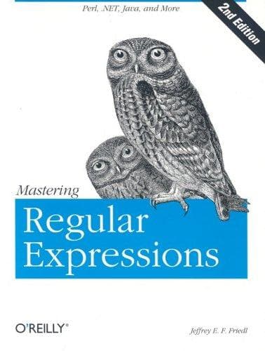 Cover of Mastering Regular Expressions by Jeffrey E. F. Friedl