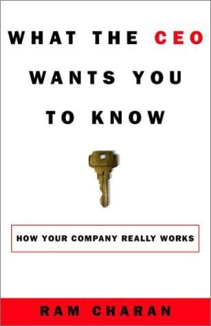 Cover of What the CEO Wants You to Know by Ram Charan