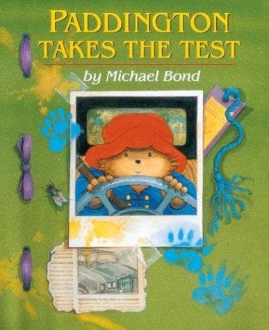 Cover of Paddington takes the test by Michael Bond