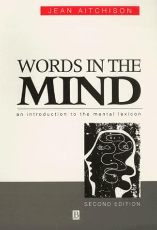Cover of Words in the mind by Aitchison, Jean