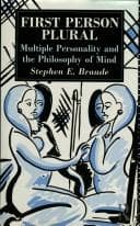 Cover of First person plural by Stephen E. Braude