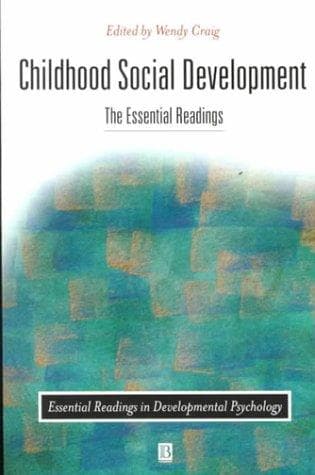Cover of Childhood Social Development by Wendy Craig