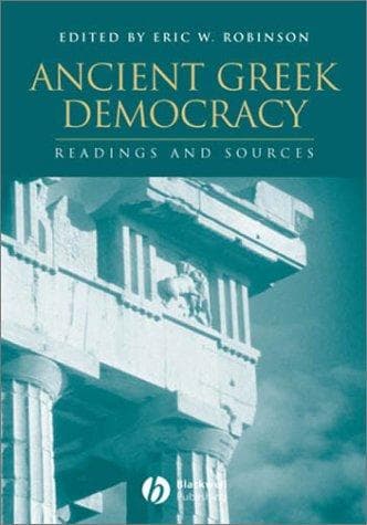 Cover of Ancient Greek Democracy by Eric W. Robinson
