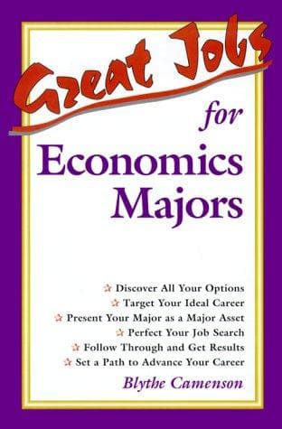 Cover of Great jobs for economics majors by Blythe Camenson