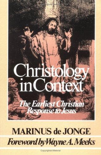 Cover of Christology in context by Marinus de Jonge