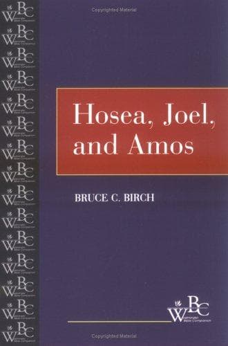 Cover of Hosea, Joel, and Amos by Bruce C. Birch