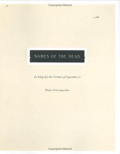 Cover of The names of the dead by Diane Schoemperlen