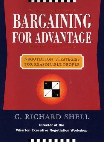 Cover of Bargaining for advantage by G. Richard Shell