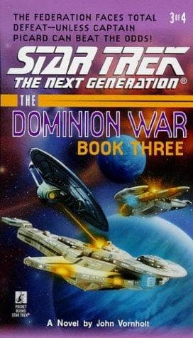 Cover of Star Trek The Next Generation - The Dominion War - Tunnel Through The Stars by John Vornholt