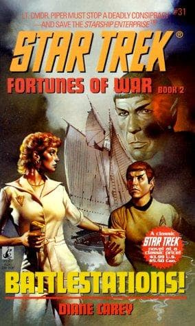 Cover of Star Trek - Battlestations! by Diane Carey