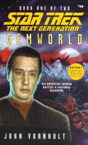 Cover of Star Trek The Next Generation - Gemworld 1 by John Vornholt