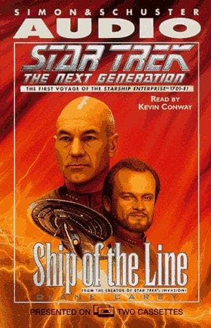 Cover of Star Trek The Next Generation - Ship of the Line by Diane Carey