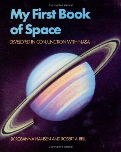 Cover of My first book of space by Rosanna Hansen