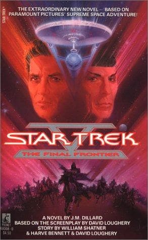 Cover of Star Trek V - The Final Frontier by J. M. Dillard