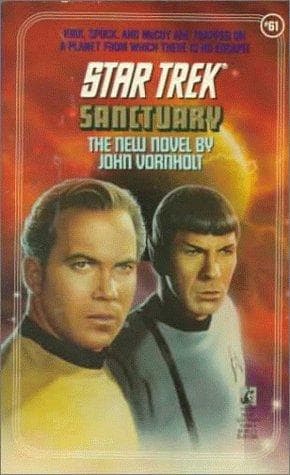 Cover of Star Trek - Sanctuary by John Vornholt