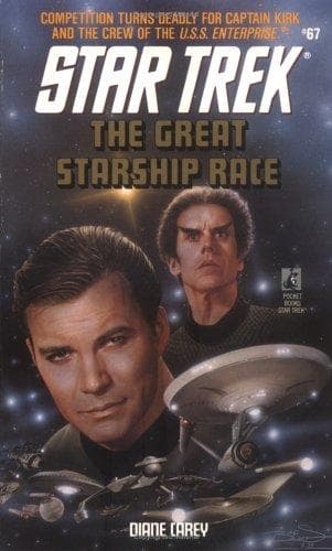 Cover of Star Trek - The Great Starship Race by Diane Carey