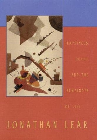Cover of Happiness, death, and the remainder of life by Jonathan Lear