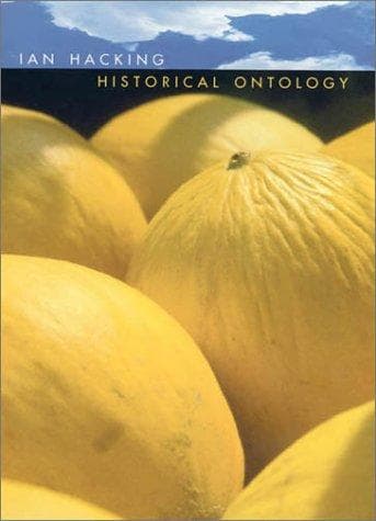 Cover of Historical Ontology by Ian Hacking