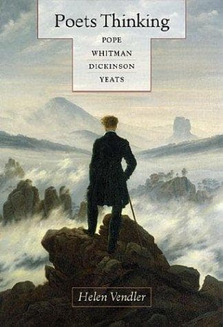 Cover of Poets thinking by Helen Hennessy Vendler