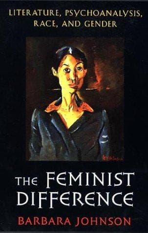 Cover of The feminist difference by Barbara Johnson