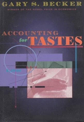 Cover of Accounting for tastes by Gary Stanley Becker