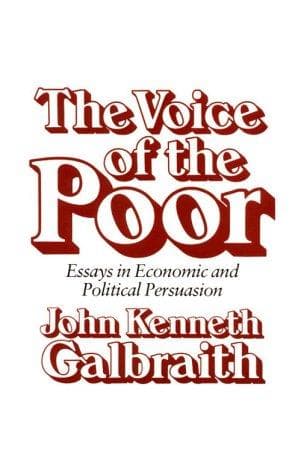 Cover of The voice of the poor by John Kenneth Galbraith