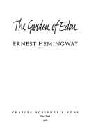 Cover of The Garden of Eden by Ernest Hemingway