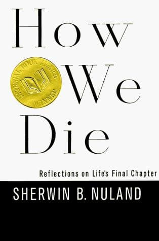 Cover of How We Die by Sherwin B. Nuland