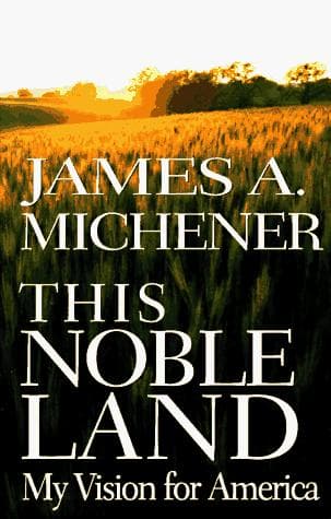 Cover of This Noble Land by James A. Michener