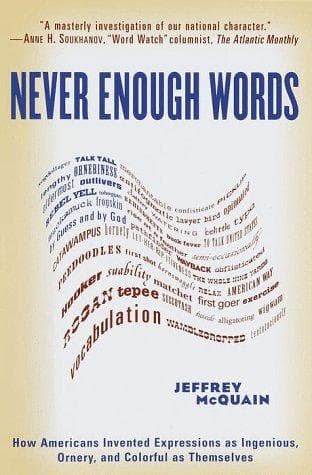 Cover of Never enough words by Jeff McQuain