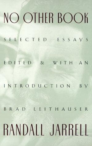 Cover of No other book by Randall Jarrell