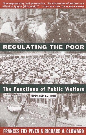 Cover of Regulating the poor by Frances Fox Piven