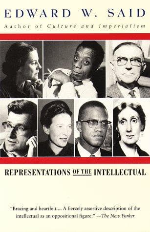 Cover of Representations of the intellectual by Edward W. Said