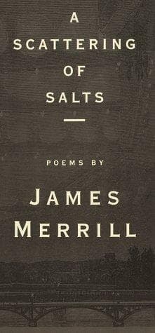 Cover of A scattering of salts by James Ingram Merrill