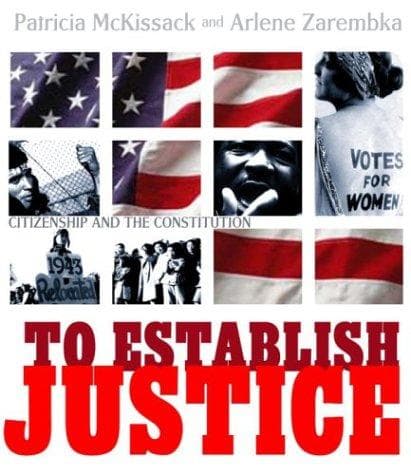 Cover of To establish justice by Patricia McKissack