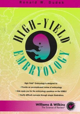 Cover of High-yield embryology by Ronald W. Dudek