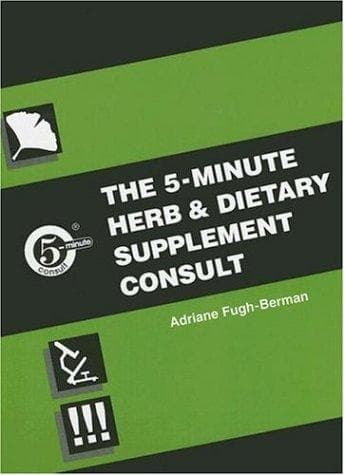 Cover of The 5-minute herb and dietary supplement consult by Adriane Fugh-Berman