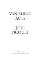 Cover of Vanishing Acts by Jodi Picoult
