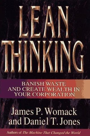 Cover of Lean thinking by James P. Womack