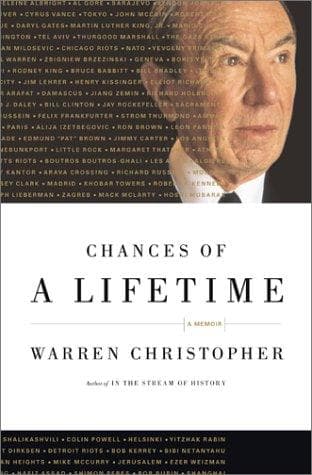Cover of Chances of a lifetime by Warren Christopher