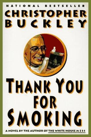 Cover of Thank you for smoking by Christopher Buckley