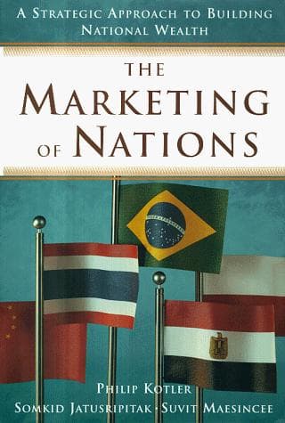 Cover of The marketing of nations by Philip Kotler