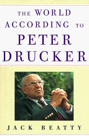 Cover of The world according to Peter Drucker by Jack Beatty