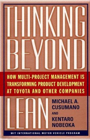 Cover of Thinking beyond lean by Michael A. Cusumano