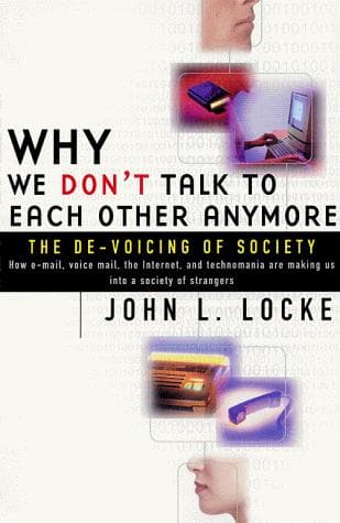 Cover of The de-voicing of society by John L. Locke