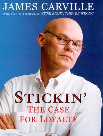 Cover of Stickin' by James Carville