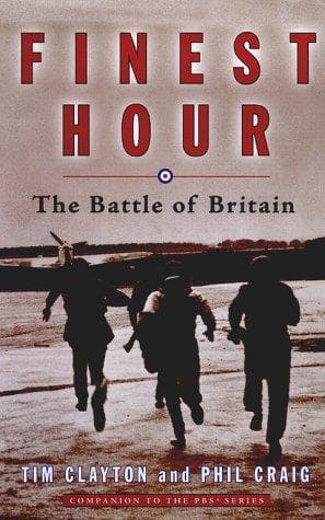 Cover of Finest hour by Tim Clayton