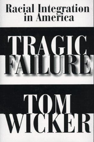 Cover of Tragic failure by Tom Wicker