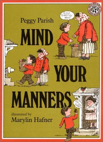 Cover of Mind your manners! by Peggy Parish