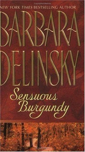 Cover of Sensuous Burgundy by Barbara Delinsky
